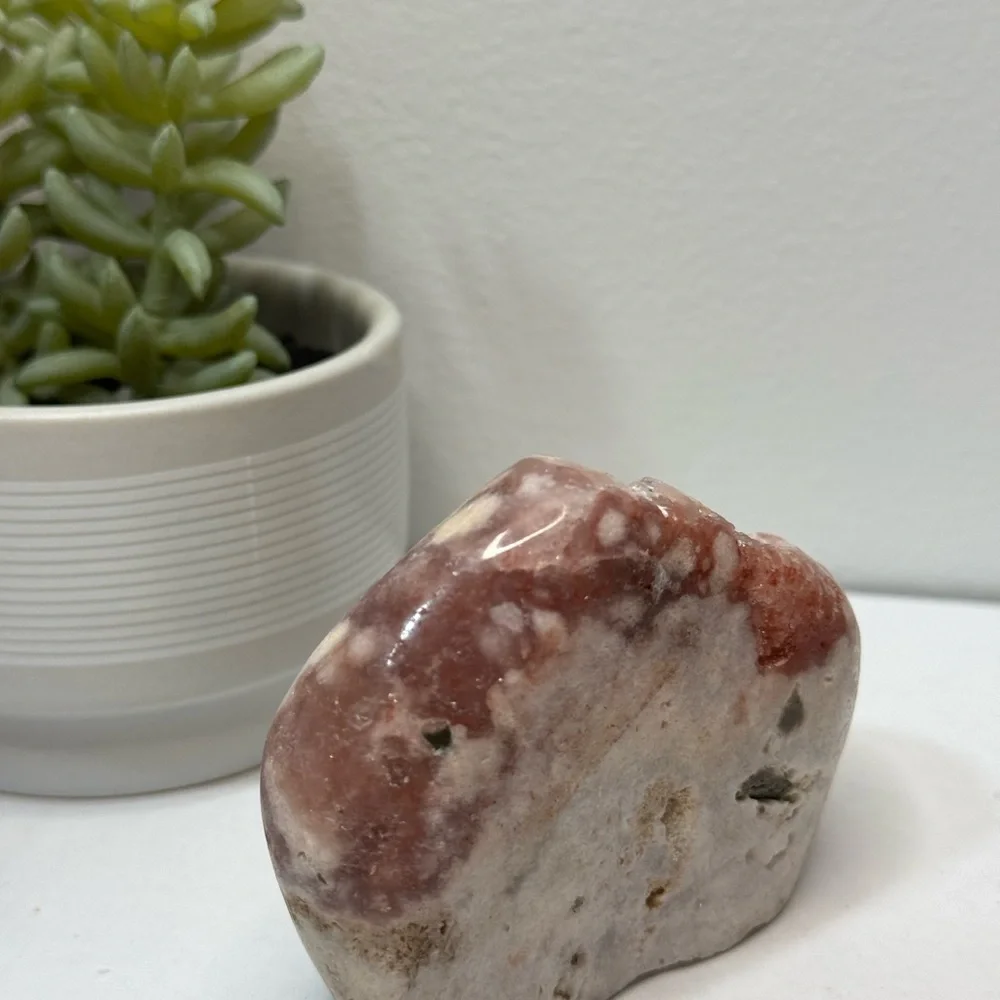 Natural Pink Amethyst Crystal Freeform